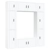 vidaXL 8-tlg. TV-Schrank-Set Wei&szlig; Holzwerkstoff
