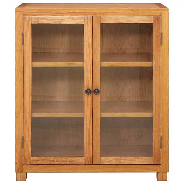 vidaXL Schrank mit Regal mit T&uuml;r Braun 80 x 35 x 95 cm Holzwerkstoff
