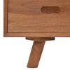 vidaXL TV-Schrank 110x30x45 cm Teak Massivholz
