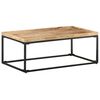vidaXL Couchtisch 110x60x42 cm Raues Mangoholz