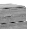 vidaXL Sideboards 2 Stk. Grau Sonoma 60x39x80 cm Holzwerkstoff