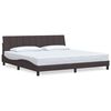 vidaXL Bettgestell ohne Matratze "Hanko" Dunkelbraun 200x200 cm Stoff