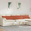 vidaXL Sofakissen 2 St&uuml;ck Rot-Orange 200 x 40 cm Cordstoff