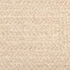 vidaXL Teppich ZIZUR Beige 140x200 cm Jute-Optik Indoor und Outdoor