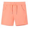 Kindershorts mit Kordelzug Neonorange 128