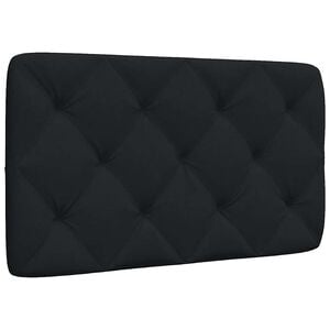 vidaXL Kopfteil-Kissen Schwarz 80 cm Stoff