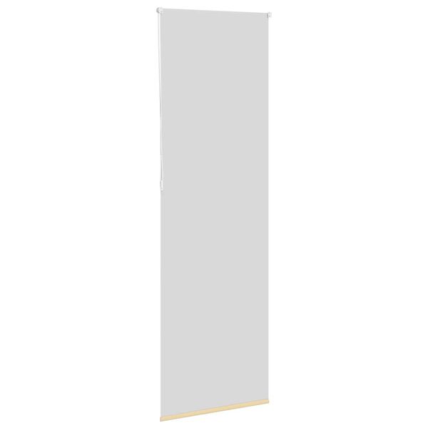 vidaXL Verdunkelungsrollo Beige 70x210cm Stoffbreite 65,7 cm Polyester