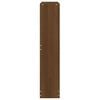 vidaXL Schuhschrank Braun Eichen-Optik 59x17x81 cm Holzwerkstoff