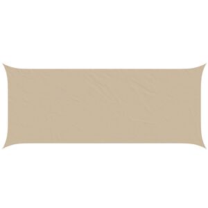 vidaXL Sonnensegel Beige 6 x 2,5 m 100 % Polyester Oxford