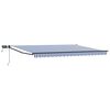 vidaXL Manuelle Gelenkarmmarkise mit LEDs 4 x 3 m