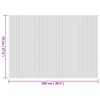 vidaXL Teppich Rechteckig Natur 70x200 cm Bambus