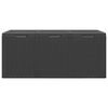 vidaXL Garten-Aufbewahrungsbox 270 L Schwarz PP Rattan
