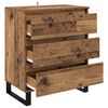 vidaXL Sideboard mit Schubladen Altholz 60 x 35 x 70 cm Holzwerkstoff
