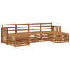 vidaXL Sofagarnituren 6 pcs Natur Massivholz Akazie