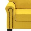 vidaXL Sofa Gelb 5-Sitzer Stoff