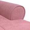 vidaXL Lounge-Liege mit Kissen Rosa 91 x 157 x 91 cm Samt