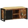 vidaXL Bankschrank Mehrfarbig 100 x 35 x 50 cm Massivholz Altholz