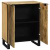 vidaXL Sideboard Natur 60 x 33,5 x 75 cm Massivholz Mango