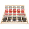 vidaXL Lattenrost mit 12 Latten Verstellbares Kopfteil 100x200 cm
