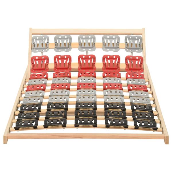 vidaXL Lattenrost mit 12 Latten Verstellbares Kopfteil 100x200 cm