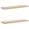 vidaXL Bankkissen SOEST 2 stk. 100 % Polyester Creme 140 x 40 x 5 cm