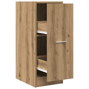 vidaXL Apothekerschrank Artisan-Eiche 30x41x77,5 cm Holzwerkstoff