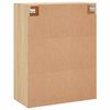 vidaXL Wandschrank Sonoma-Eiche 69,5x34x90 cm