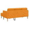 vidaXL Sofa Set mit Kissen Dunkelgelb Polyester
