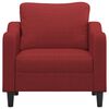 vidaXL Sofasessel Weinrot 60 cm Stoff