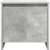 vidaXL Nachttische 2 Stk. Betongrau 45x34x44,5 cm Holzwerkstoff