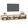 vidaXL TV-Schrank mit LED-Leuchten Sonoma-Eiche 240x35x40 cm