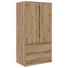 vidaXL Badezimmerschrank mit Speicher Artisan-Eiche 79,5 x 49 x 156 cm