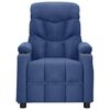 vidaXL Massagesessel Blau Stoff