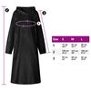 vidaXL Decken-Hoodie Schwarz L Flanell