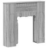 vidaXL Kaminumrandung Sonoma-Grau 93 x 20 x 89 cm Holzwerkstoff