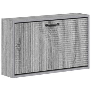vidaXL Wandmontierter Schuhschrank HAARLEM 71 x 17 x 43 cm Sonoma-Grau