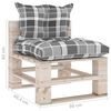 vidaXL 8-tlg. Garten-Lounge-Set aus Paletten mit Kissen Kiefernholz