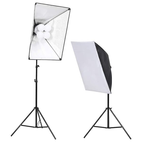 vidaXL Fotostudio-Beleuchtung Set mit Softboxen