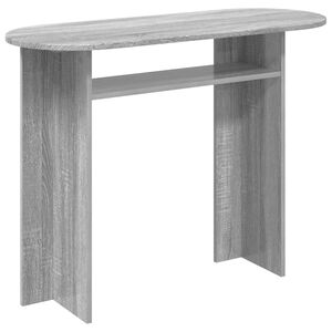 vidaXL Konsolentisch Sonoma-Grau 100 x 39,5 x 75 cm Holzwerkstoff