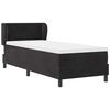 vidaXL Boxspringbett mit Matratze Schwarz 80 x 200 cm Samt