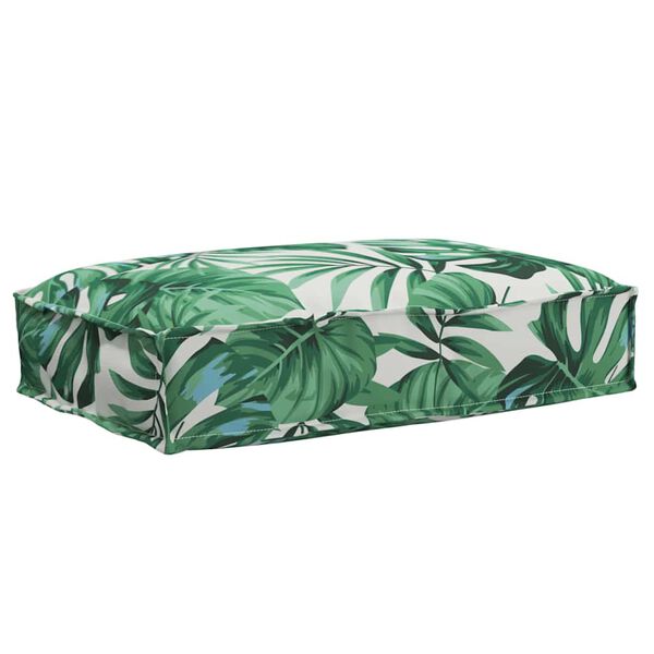 vidaXL Kissen Blatt Blattmuster 60 x 40 x 8 cm Oxford-Stoff