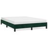 vidaXL Bettgestell ohne Matratze Dunkelgr&uuml;n 140x200 cm Samt