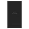 vidaXL Apothekerschrank Schwarz 40x41x77,5 cm Holzwerkstoff