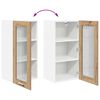 vidaXL H&auml;ngeschrank 2 pcs Artisan-Eiche 40 x 31 x 80 cm Holzwerkstoff