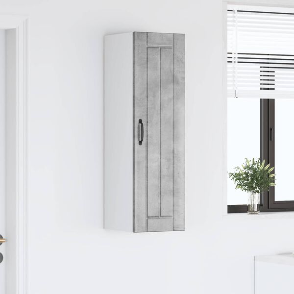 vidaXL K&uuml;chenschrank Beton Grau 30 x 31 x 100 cm Holzwerkstoff