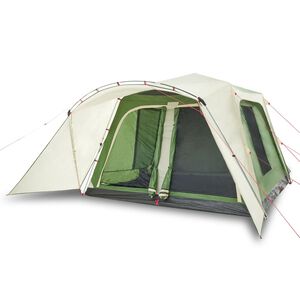 vidaXL Familienzelt mit Vorzelt 9 Personen Gr&uuml;n Quick Release