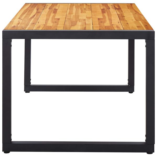 vidaXL 7-tlg. Garten-Essgruppe Grau