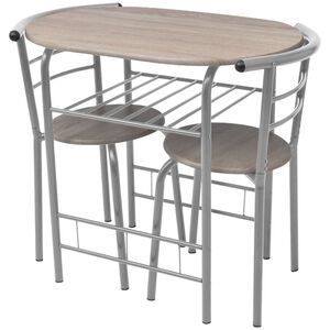 vidaXL Fr&uuml;hst&uuml;ckstisch Bar-Set MDF