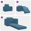 vidaXL Schlafsofa Blau 98 x 71 x 83 cm Samt