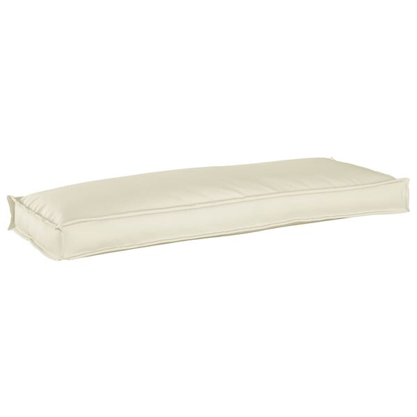 vidaXL Kissen Creme 110 x 40 x 8 cm Oxford-Stoff